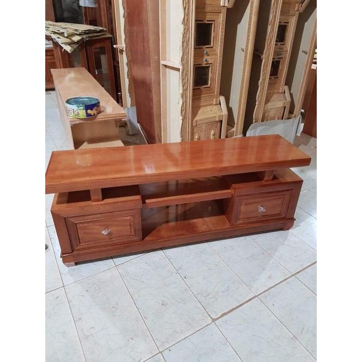 Kệ tivi gỗ sồi Nga kệ 2m