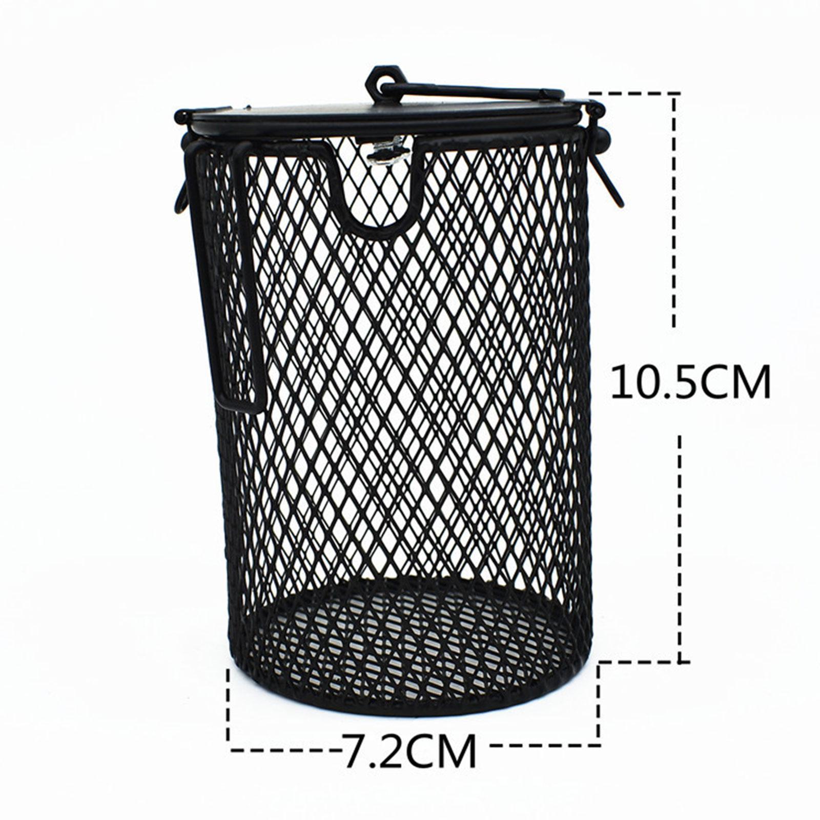Reptile Heater Guard Reptile Lamp Cover Protection Reptile Lampshade Tortoise Iron Habitats Amphibian Turtle Heat Mesh Cage