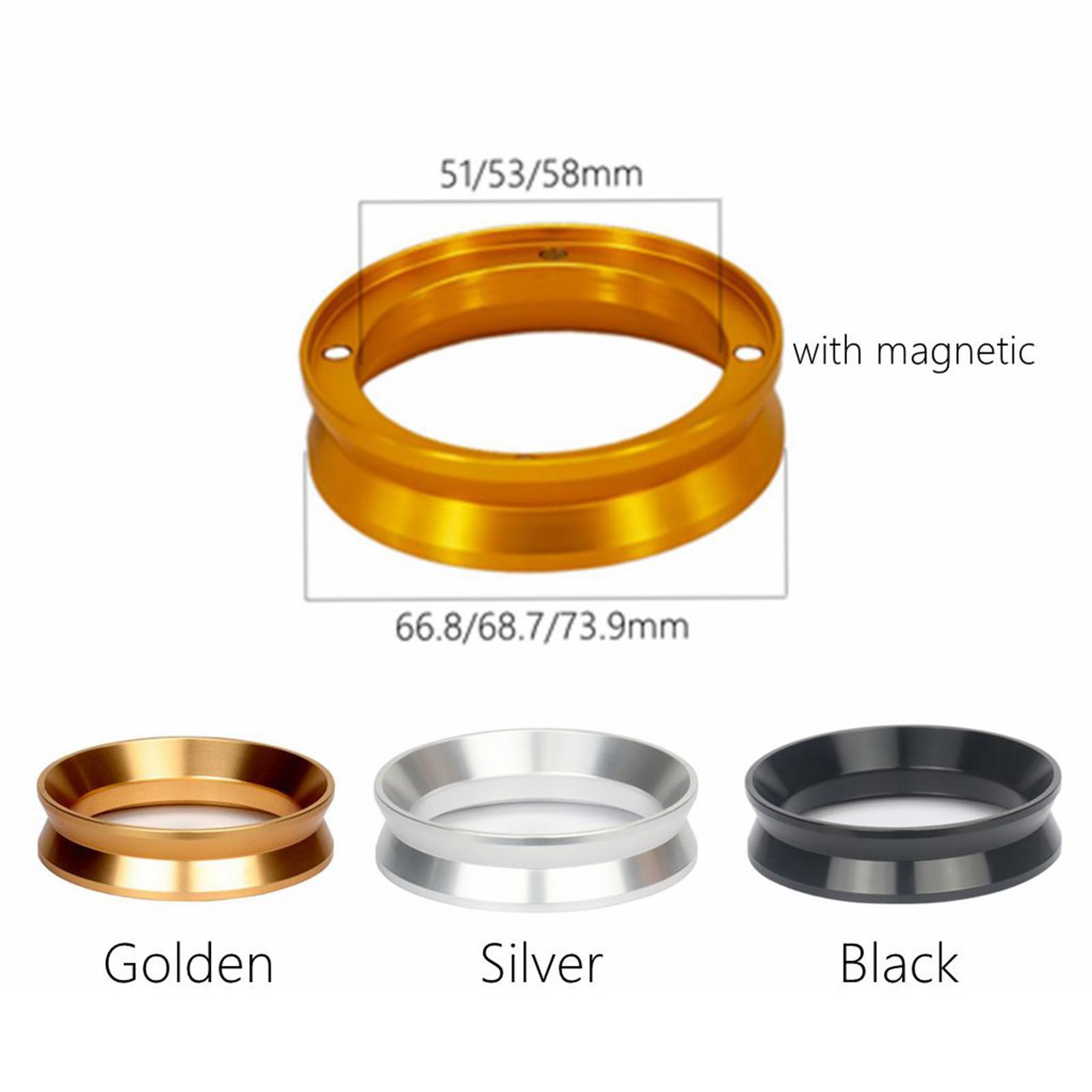 2x 51mm Coffee Dosing Rings Barista Tool Cafe Tools for Espresso Brewing
