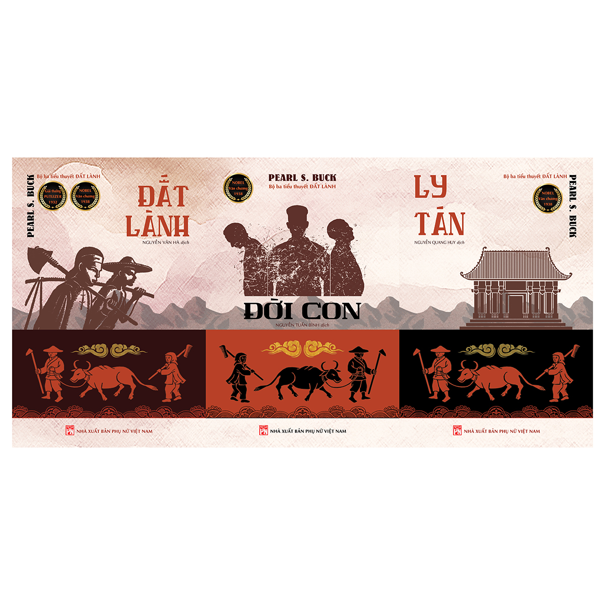 (Bộ ba tiểu thuyết ĐẤT LÀNH – ĐỜI CON – LY TÁN)  ĐƯA TA VỀ MẢNH “ĐẤT LÀNH” CỦA PEARL S. BUCK SAU 20 NĂM VẮNG BÓNG