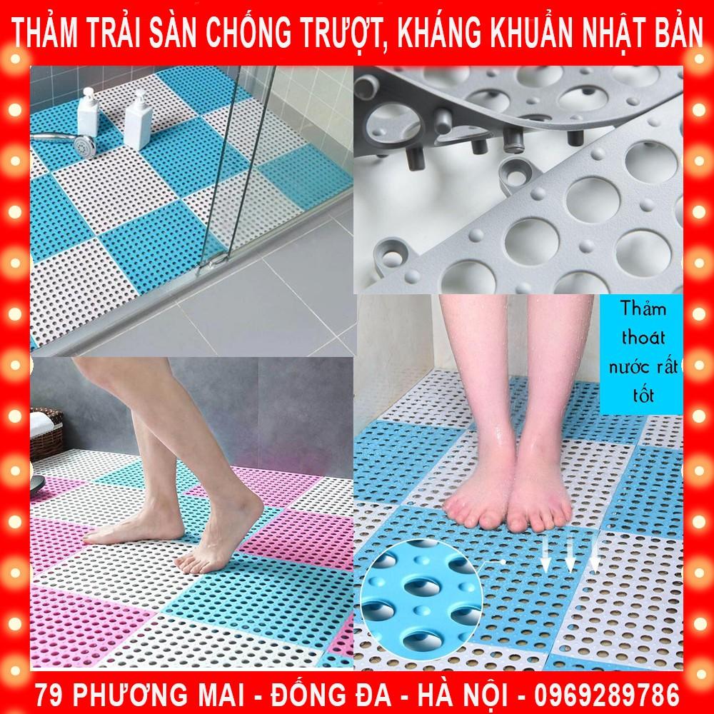 Tấm Thảm Nhựa Ghép Lót Sàn - Chống Trơn Trượt - An Toàn KT30*30cm