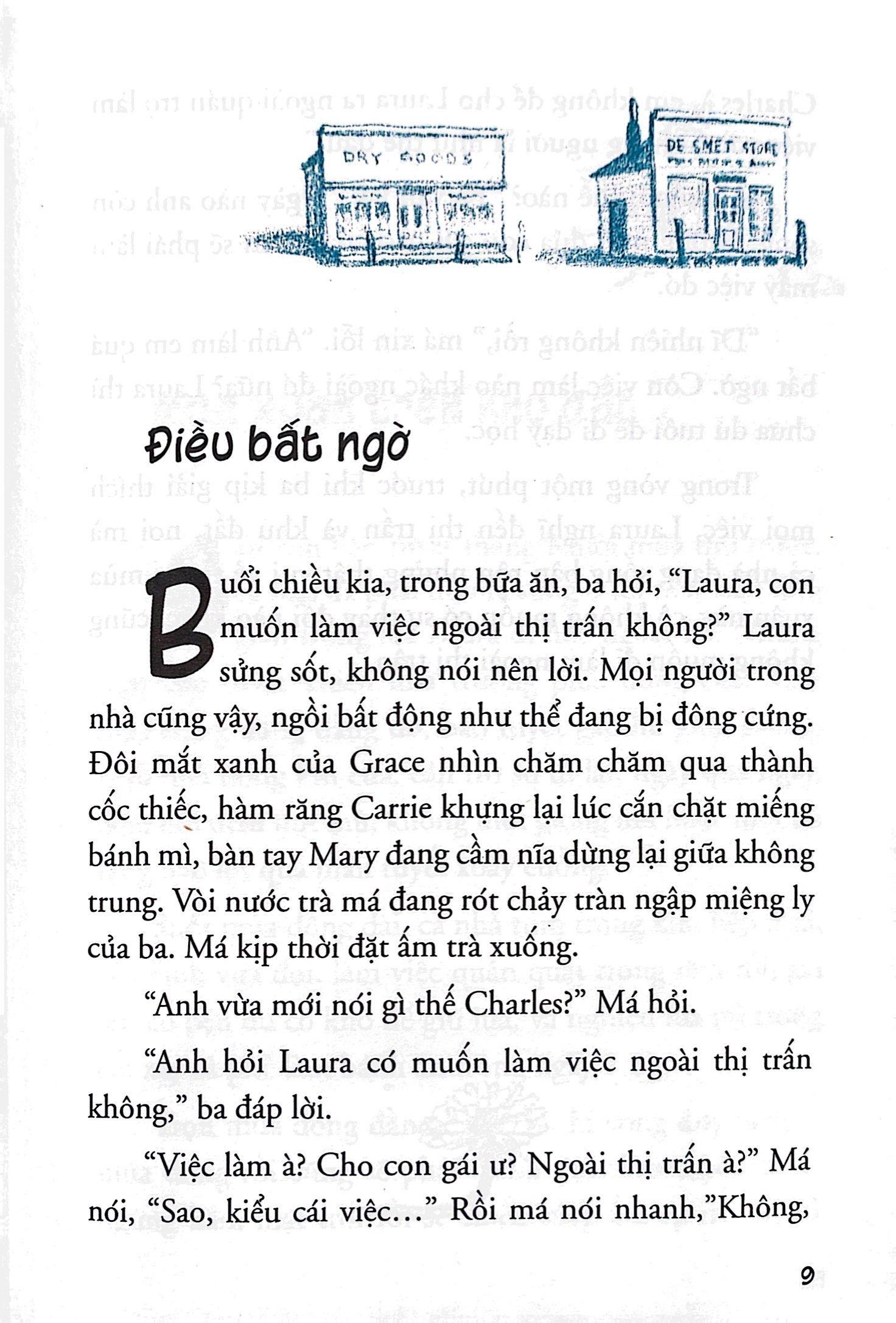 Sách Ngôi Nhà Nhỏ Trên Thảo Nguyên Tập 7: Thị Trấn Nhỏ (Tái Bản 2019)