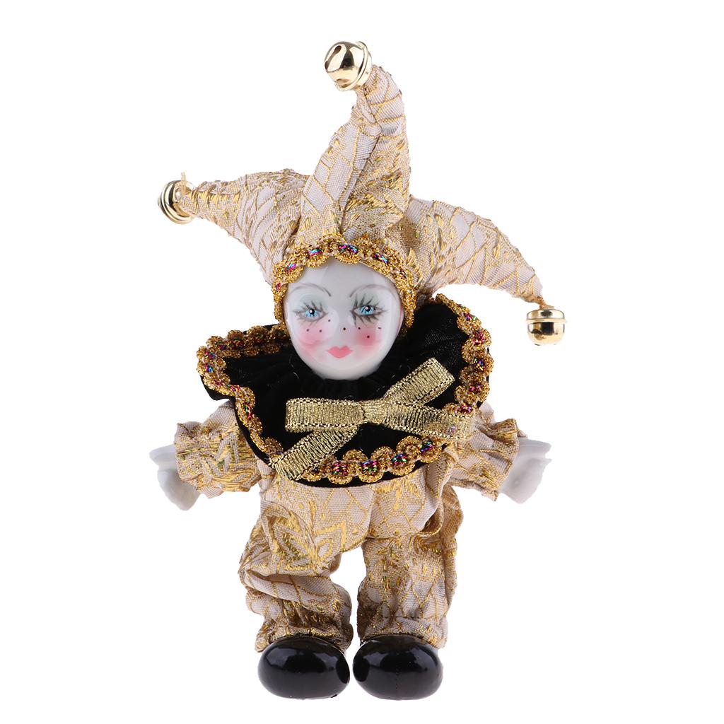 16cm Cute Triangel Doll Italian Porcelain Dolls Love Story Valentine Gifts Home