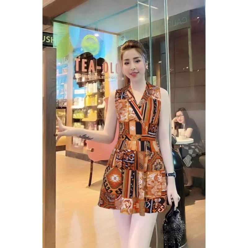 Jum short giả váy có quần rời dây kéo sau lưng xinh xắn