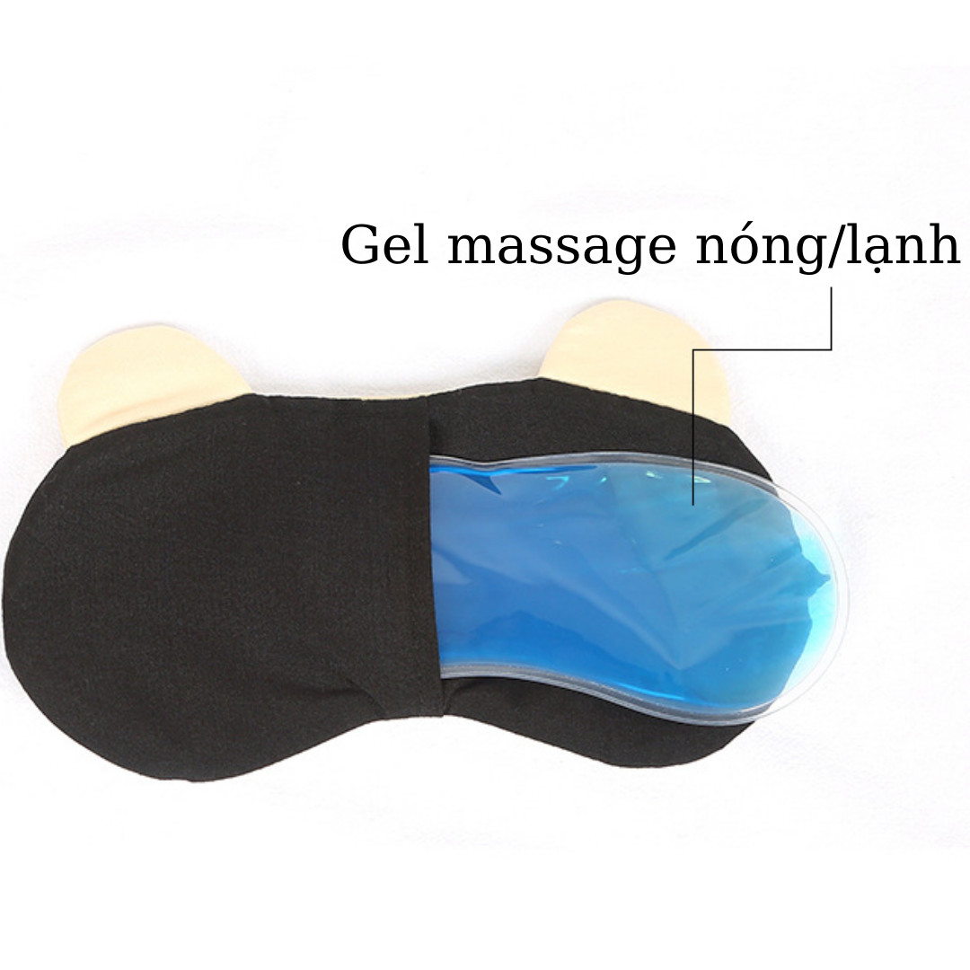 Bịt Mắt Che Mắt Ngủ Có Túi Gel Massage , Mẫu Dễ Thương Đáng Yêu - BEYOU