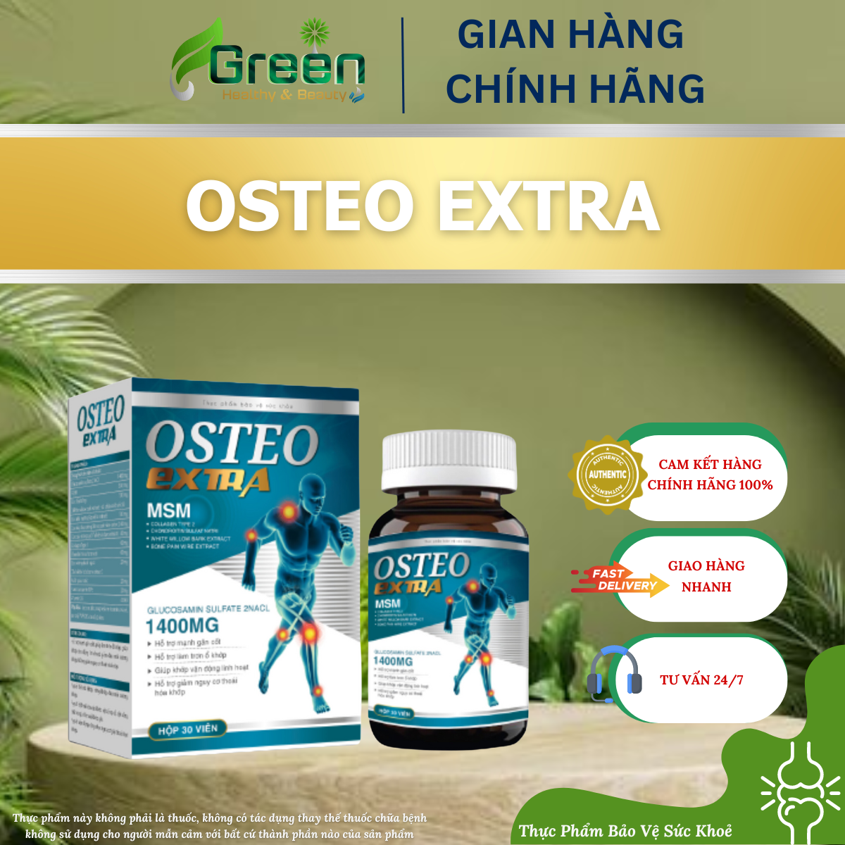 TPBVSK OSTEO EXTRA - Viên uống hỗ trợ xương khớp