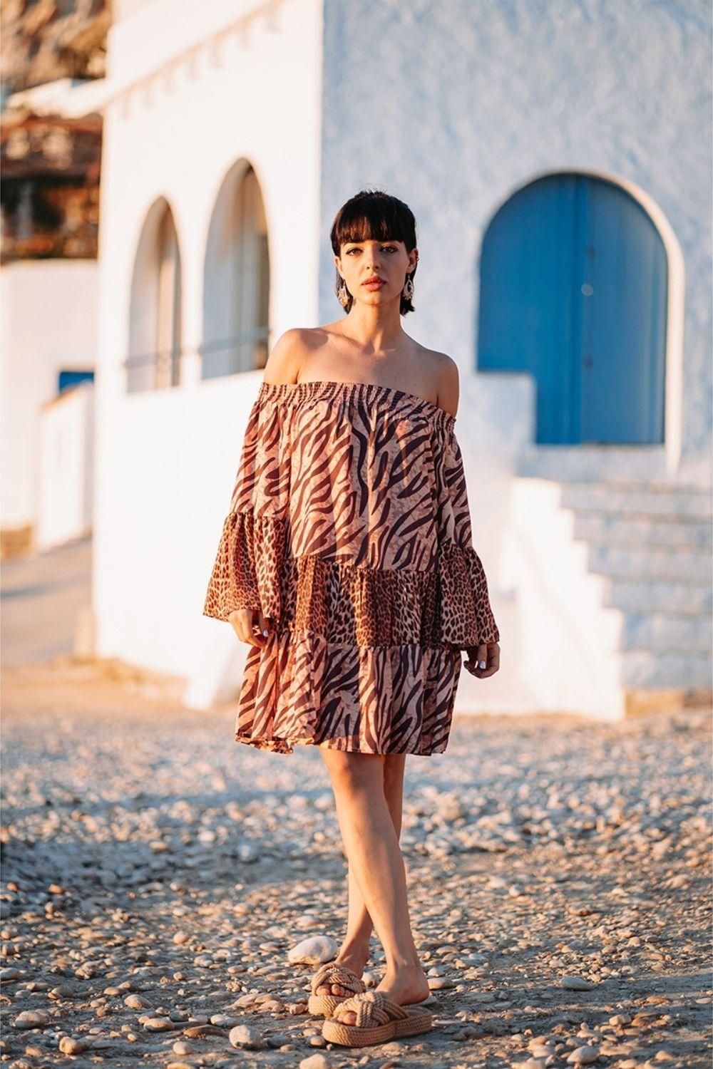 Đầm Trễ Vai Isla Bonita