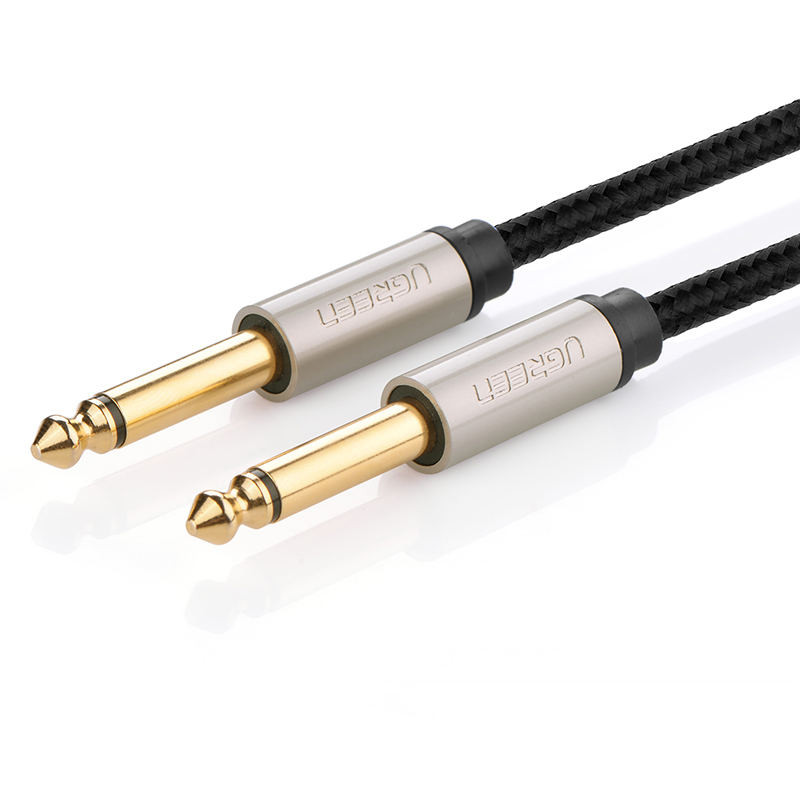 Cáp âm thanh stereo 2 đầu đực chuẩn jack 6.5mm dài 5m UGREEN AV128 40813 - Hàng chính hãng