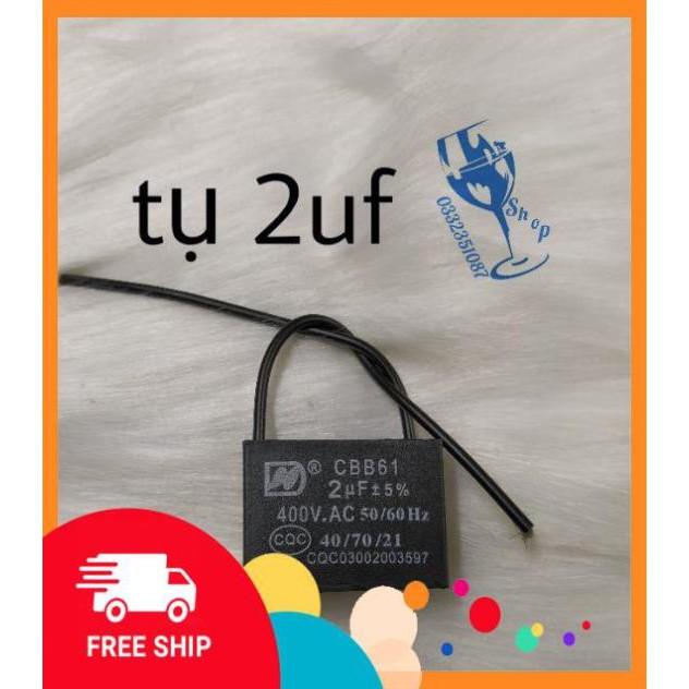 TỤ KHỞI ĐỘNG, tụ vận hành động cơ 1.5uf đến 10uf - Tụ quạt trần, quạt hộp, quạt treo tường