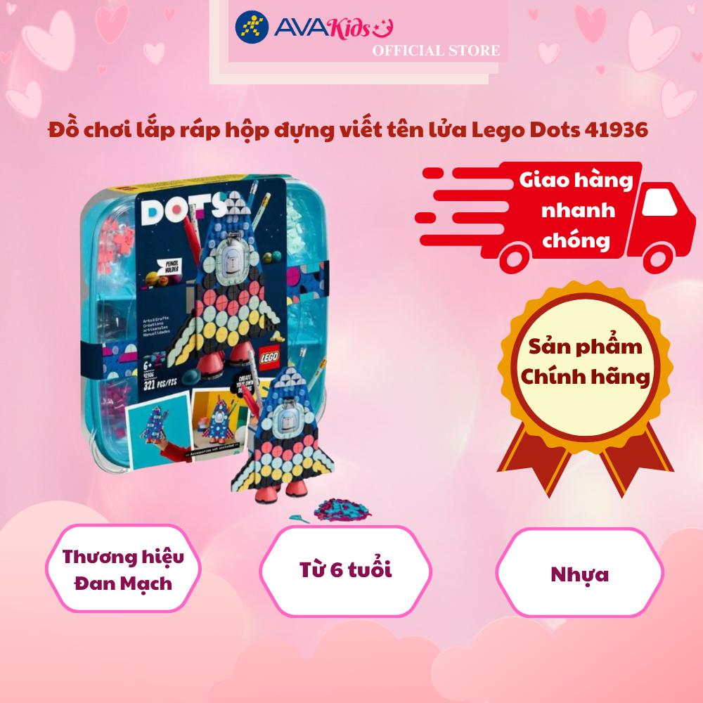 Đồ chơi lắp ráp hộp đựng viết tên lửa Lego Dots 41936 (321 chi tiết)