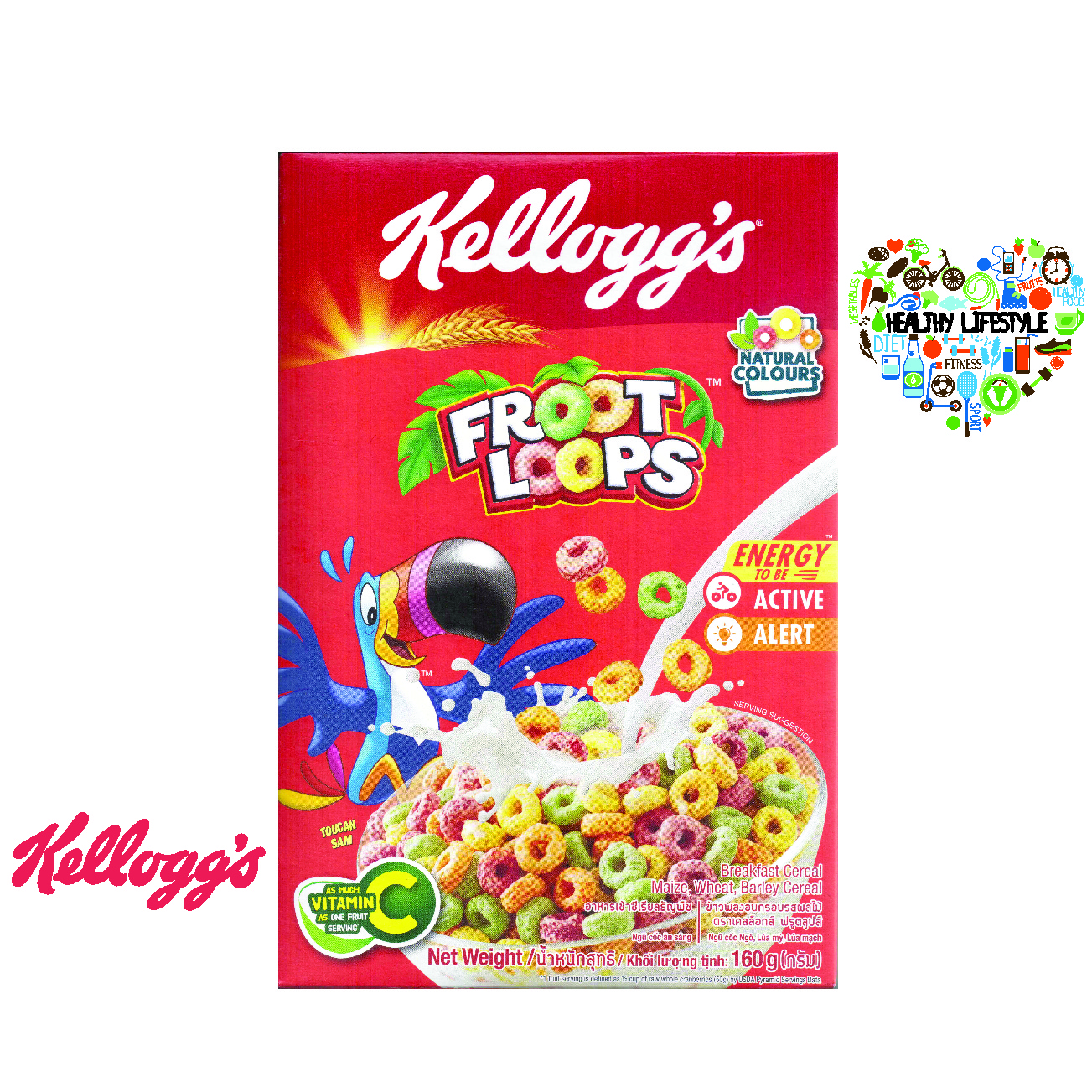 Ngũ Cốc Dinh Dưỡng Kellogg's Froot Loops (8852756303049)