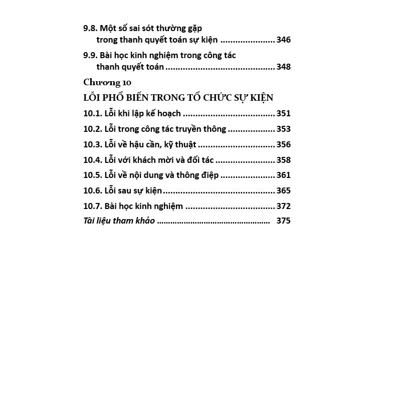 Tổ chức và Quản trị Sự kiện