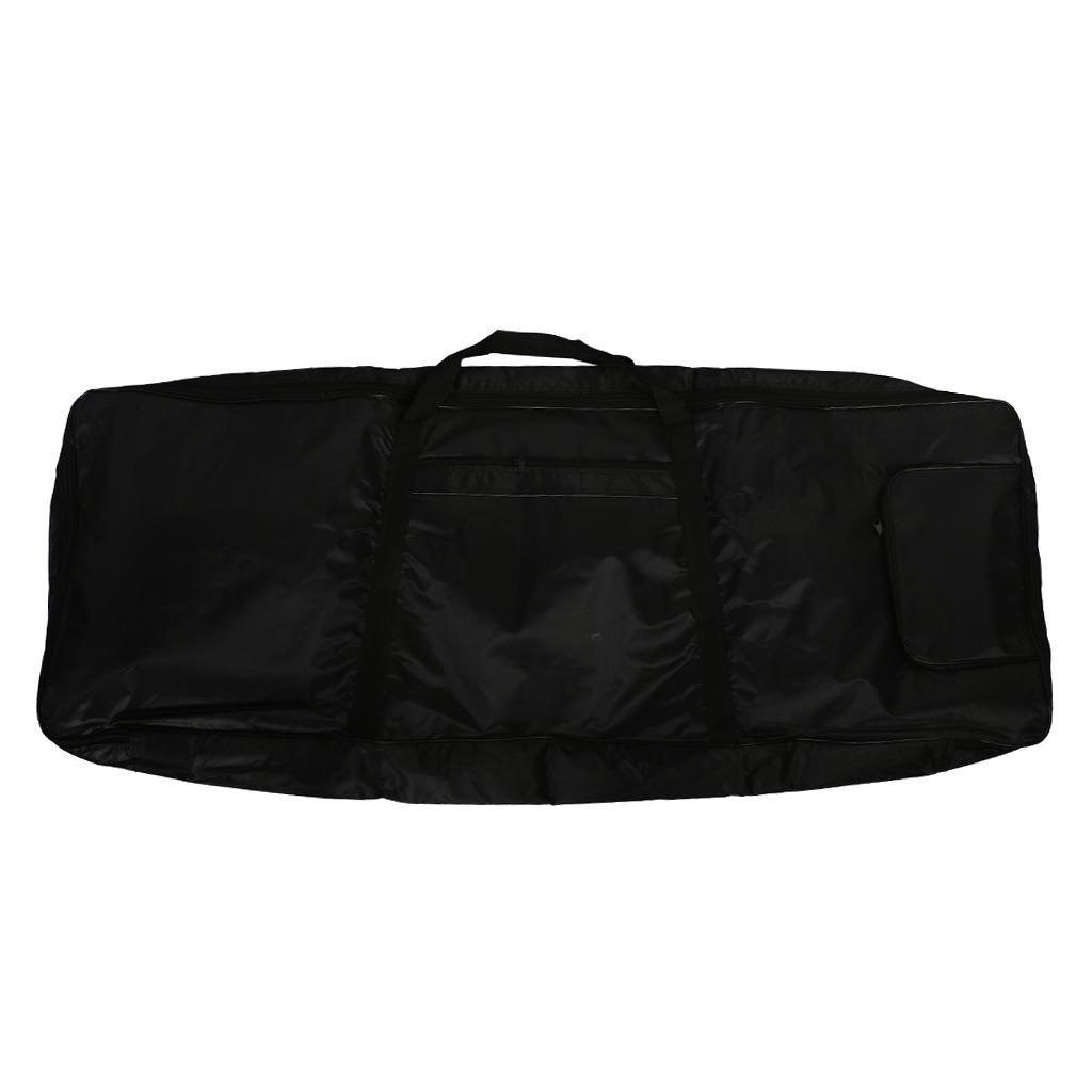 61-key Electronic Keyboards Electric Piano Organ Gig Bag Case Organizer