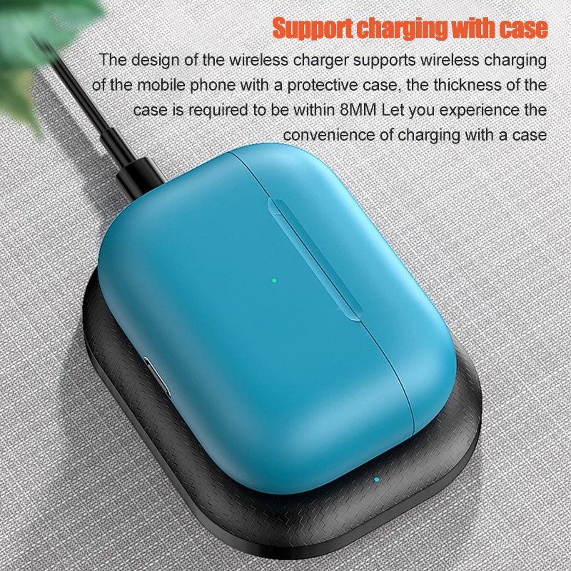 Đế Sạc Nhanh Không Dây Chuyên Cho AIRPODS - CAPARIES AIRPODQI-V1, Wireless Quick Charge, chuẩn Qi Apple cho Iphone - Hàng Chính Hãng