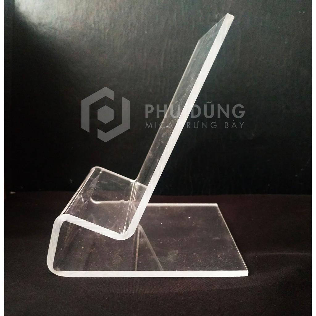 Kệ Mica TRONG SUỐT Trưng Bày Điện Thoại (Ngang 10cm)