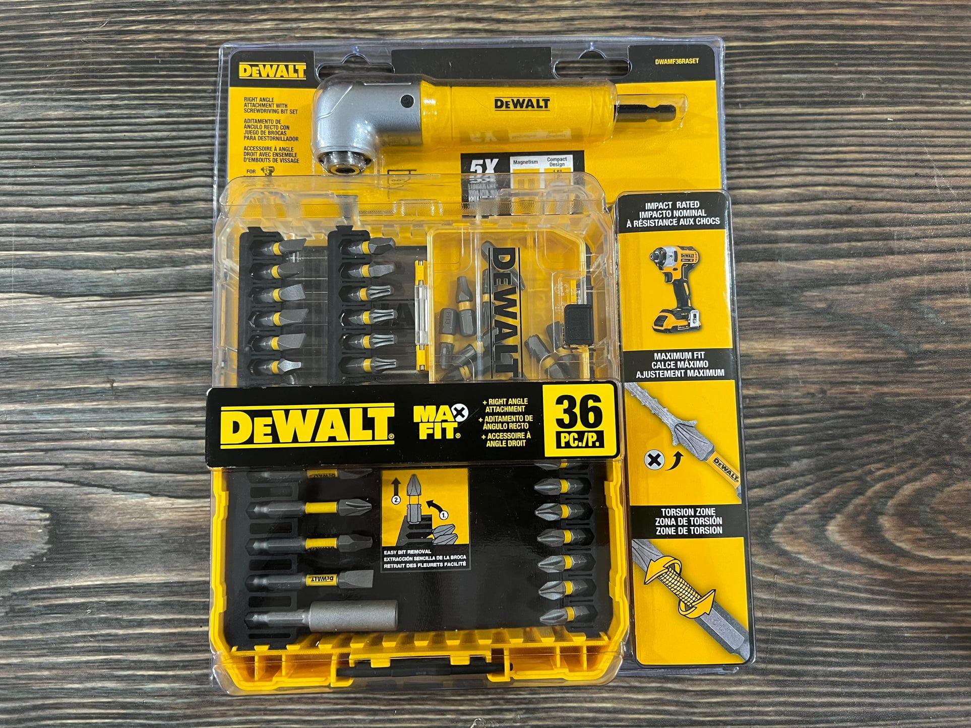 BỘ 32 MŨI VÍT VÀ ĐẦU CHUYỂN GÓC 90* DEWALT DWAMF36RASET - HÀNG CHÍNH HÃNG