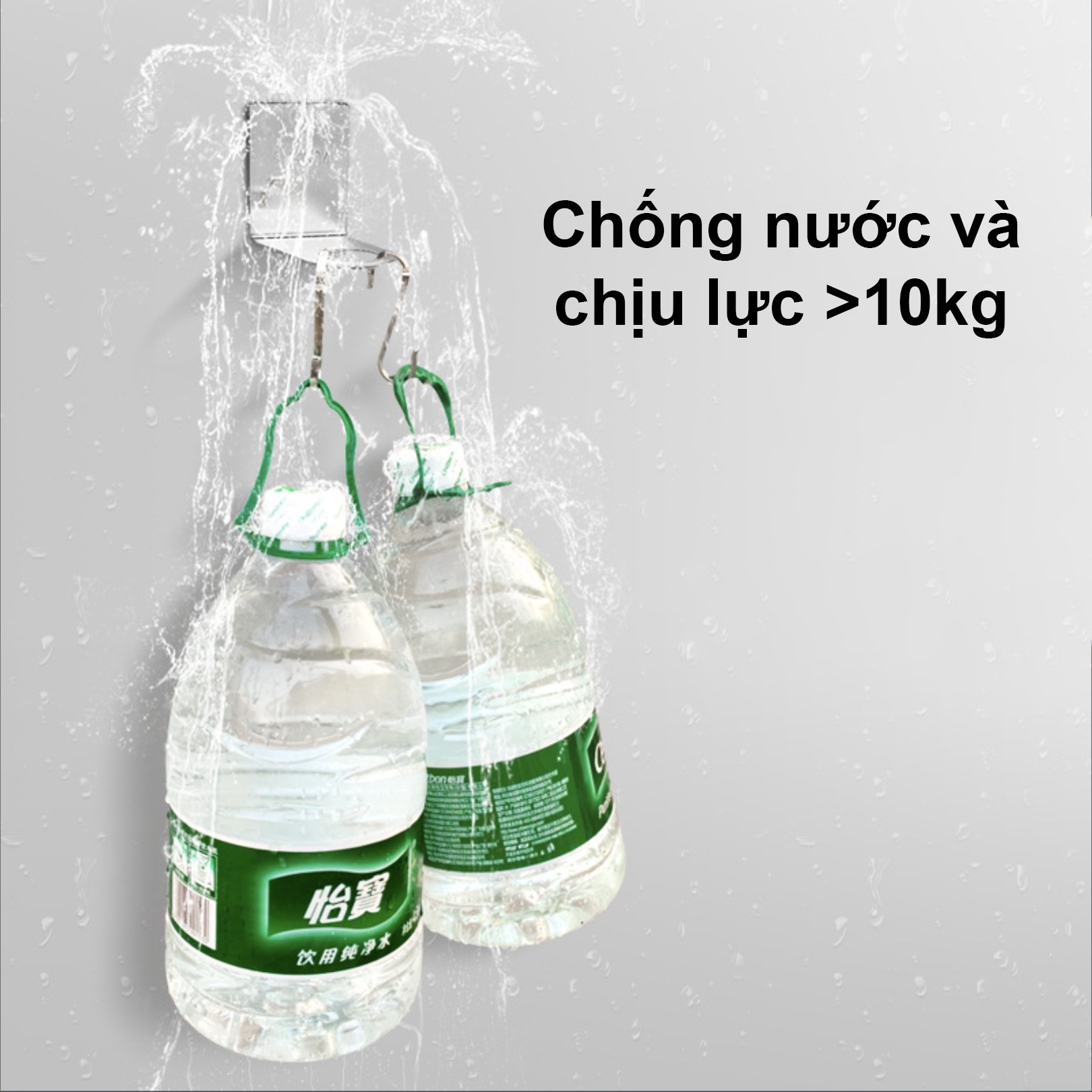 Móc Dán Tường Inox 304 Treo Chai Xà Bông, Chịu lực lên đến hơn 10kg, Nhiều Kiểu Dáng Đẹp