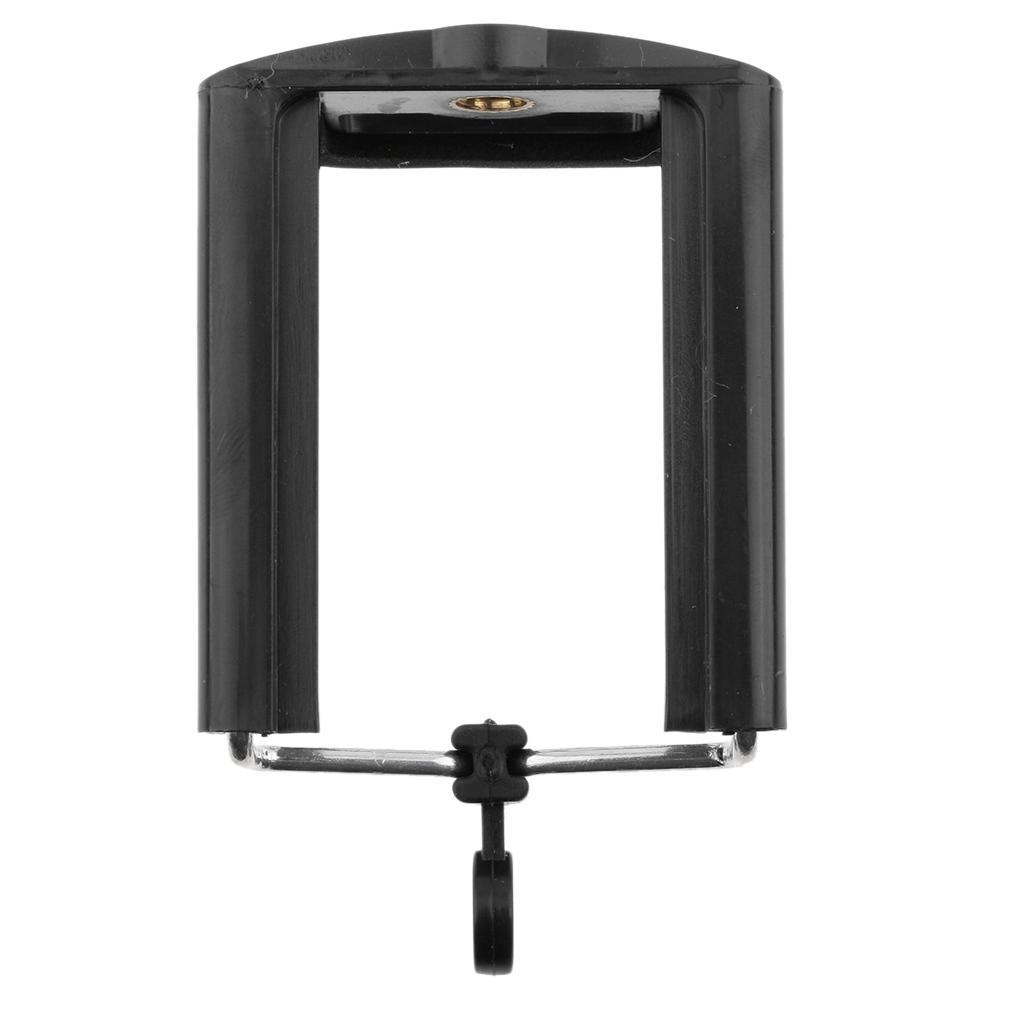 2 Pieces Universal U-type Mobile Phone Holder Stand Clip Bracket U-type Tripod Selfie Mount Adapter for iPhone,for SAMSUNG,Huawei ect,Work on Tripods,Monopod,Selfie Sticks -Black