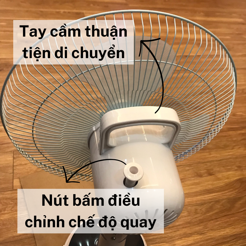 Quạt sạc điện Povena PVN-5612