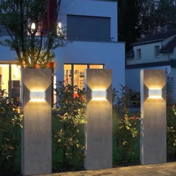 Đèn trang trí hắt tường 2 đầu 6w và 8w chống nước sang chảnh