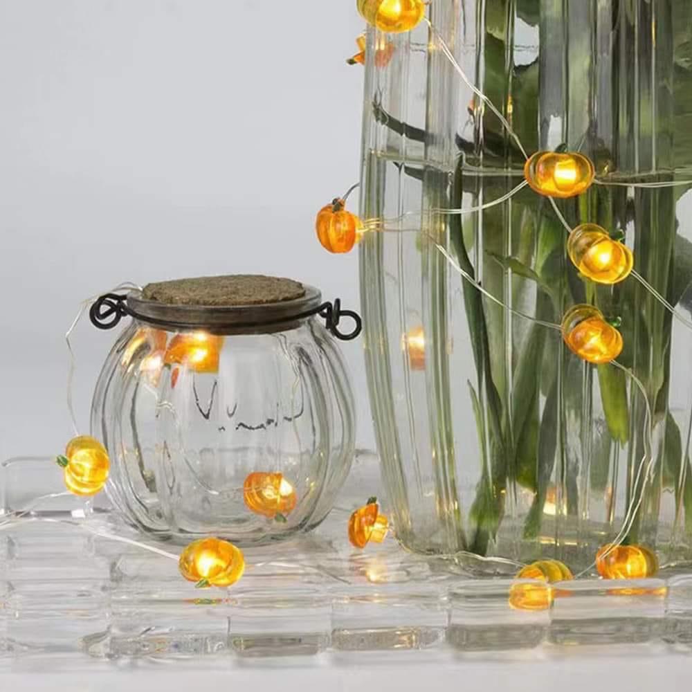 Đèn nháy bí ngô Vân Phương decor trang trí - hàng chính hãng