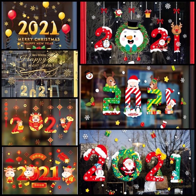 Decal trang trí Noel - Nhiều mẫu 2021 Khách tự chọn