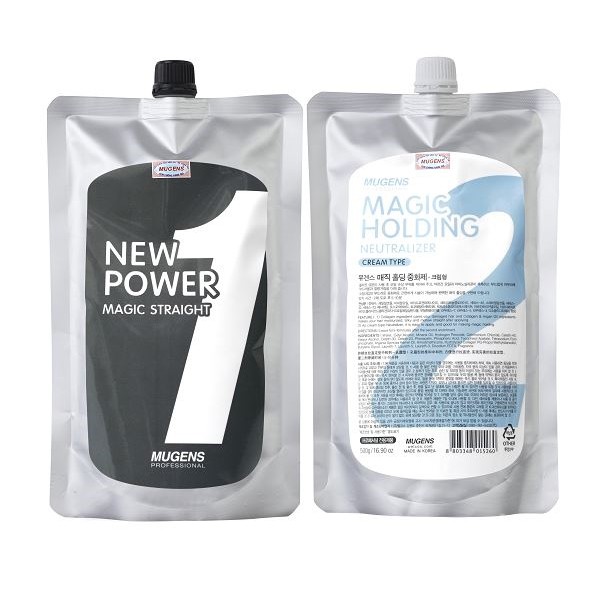 Ép Thẳng Chiết Xuất Từ Thảo Dược Mugens Power Magic Straight 2 x 500ml + Lược