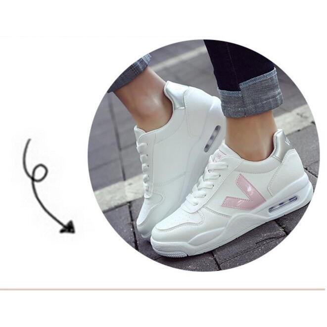 Giày sneaker thể thao phối dây cho nữ