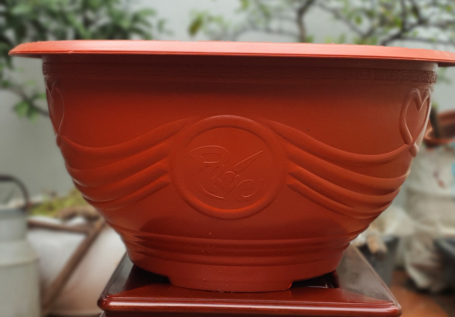 Chậu nhựa tròn T78 hoa văn đa dạng