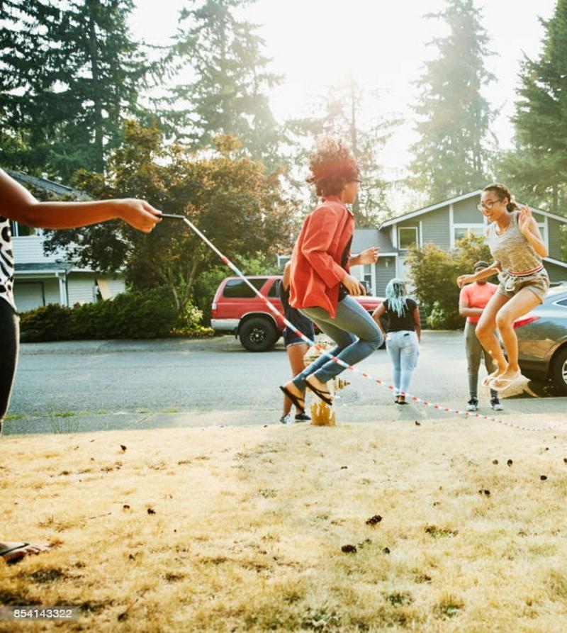 32ft 30ft 16.5ft 10M 7M 5M Nhóm Đội Nhảy Xa Bỏ Qua Dây Trẻ Em Học Sinh Pvc Đính Hạt Hạt chiếu Trúc Hạt