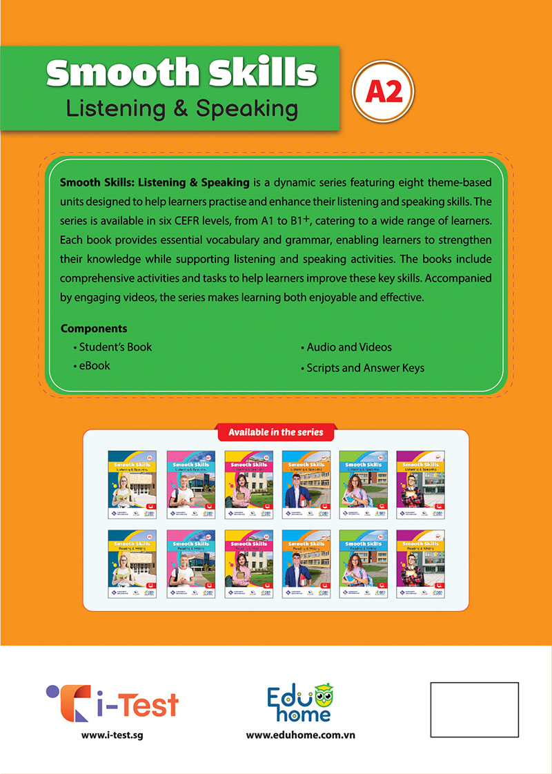 Sách - Dtpbooks - Smooth Skills Listening & Speaking A2