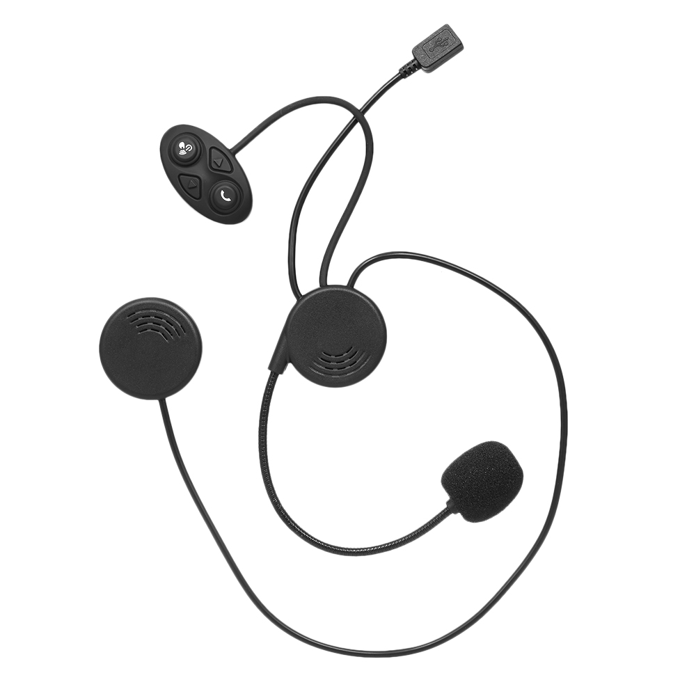 Tai nghe xe máy không dây Mũ bảo hiểm Bluetooth 10M Khoảng cách liên lạc nội bộ có mic cho động cơ