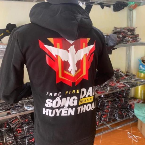 - Áo khoác Free Fire-áo khoác đen FF /gia tốt nhất - hình in cực chất