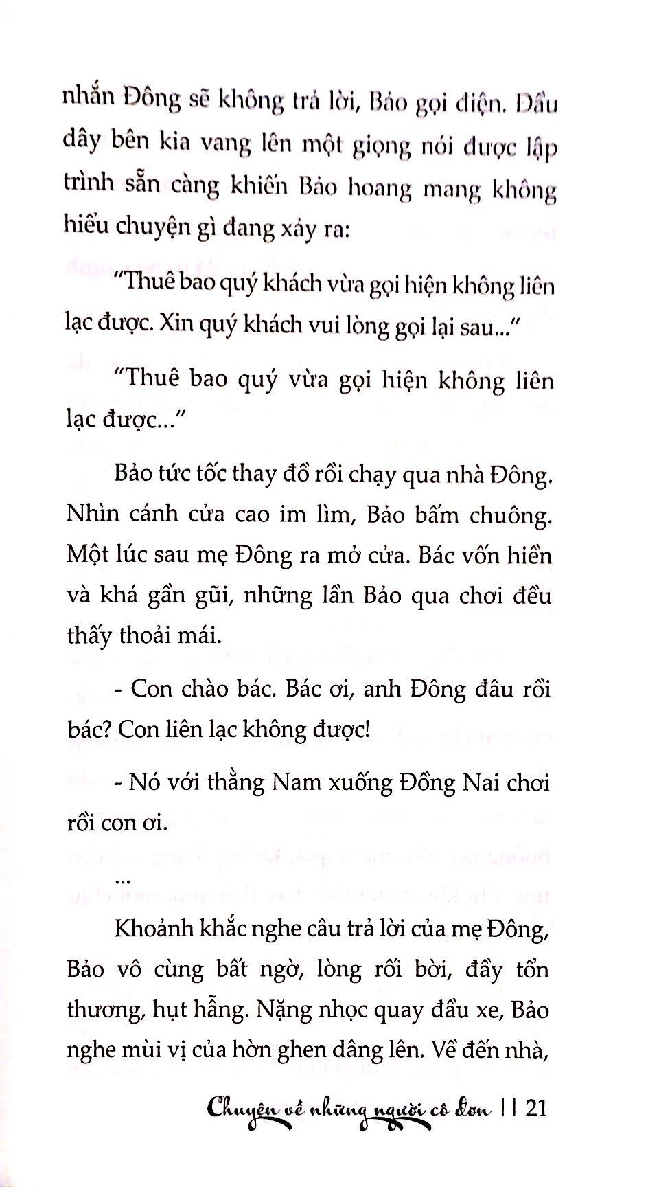 Chuyện Về Những Người Cô Đơn