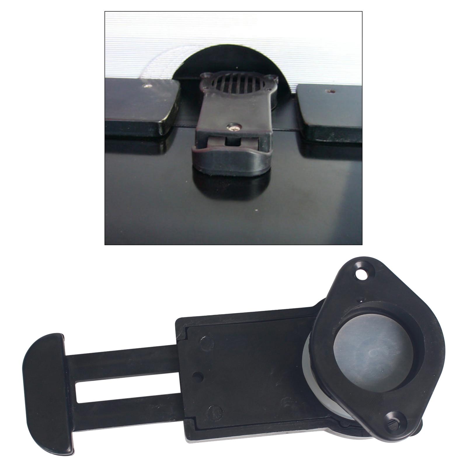 Scupper Valve Deck Drain for Kayak Marine Boat Canoe Drain Holes Black 24mm