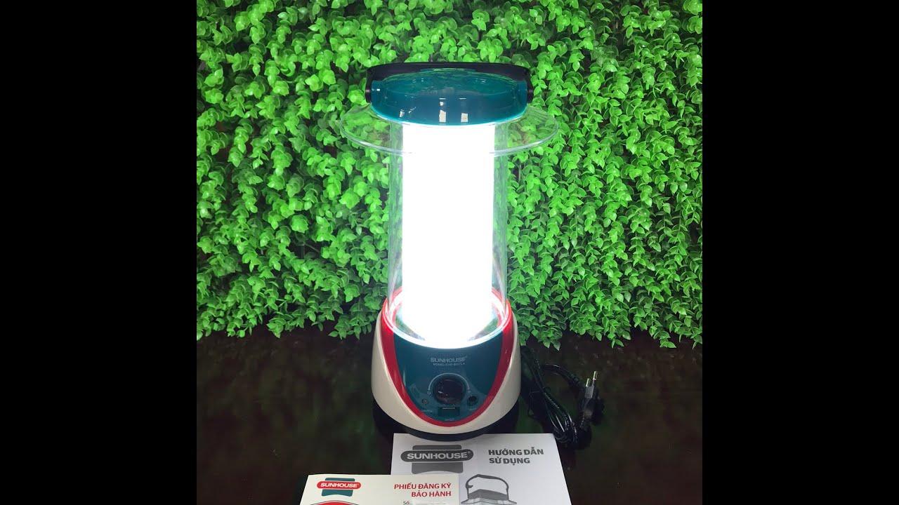Đèn Tích Điện Đa Năng 360LED Sunhouse SHE-6037LA - Màu Ngẫu Nhiên - Chính Hãng