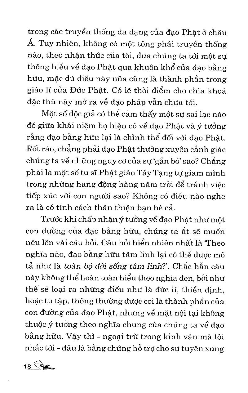 Đạo Phật Và Đạo Bằng Hữu