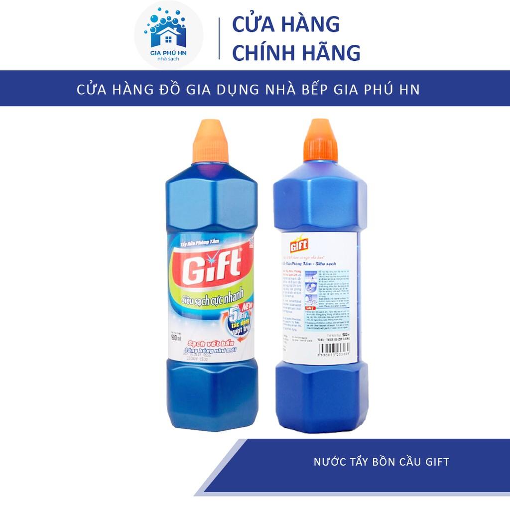 Nước Tẩy Rửa Bồn Cầu Toilet Gif 900ml GIÁ TỔNG KHO Nước Tẩy Bồn Cầu GIFT Cực Mạnh