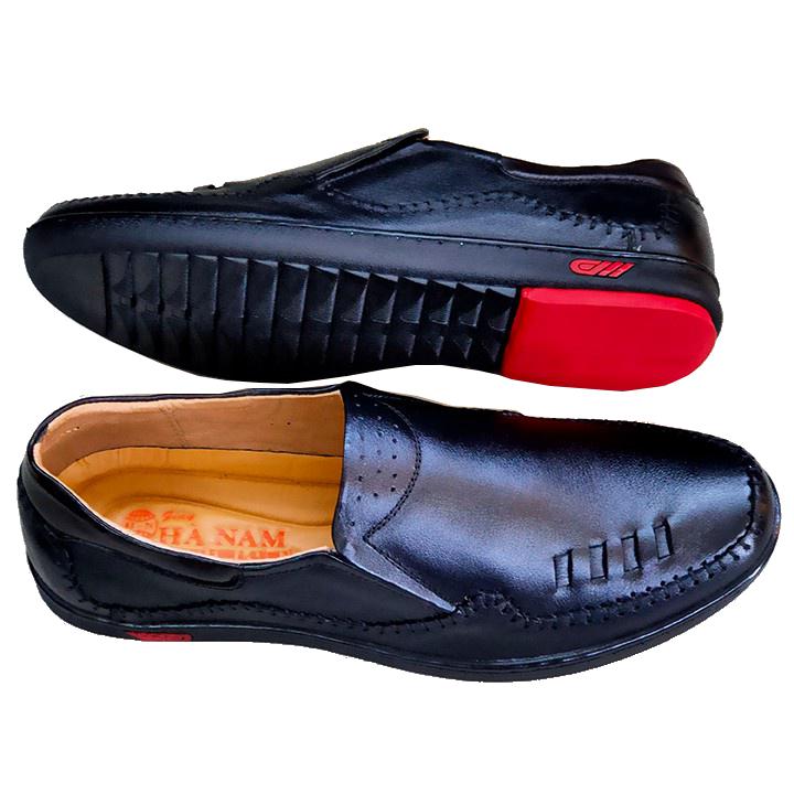 Giày mọi nam da bò thật HÀ NAM cao cấp GM2037