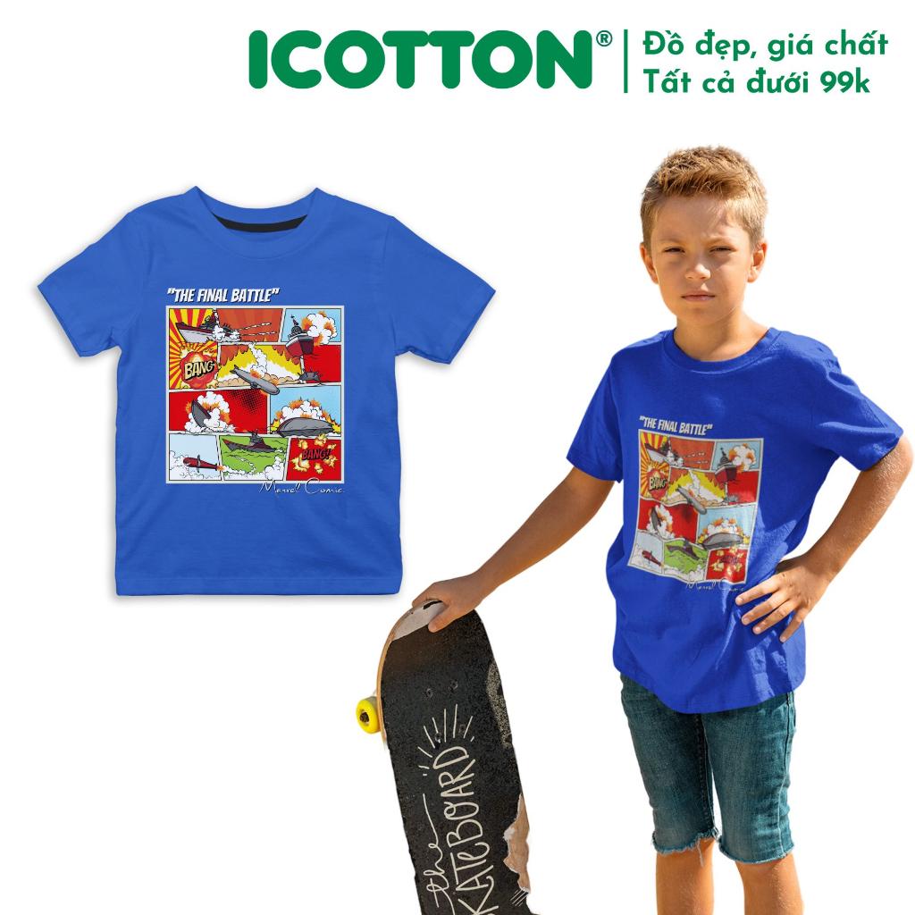 Áo thun bé trai Battle chất liệu cotton 4 chiều BT223