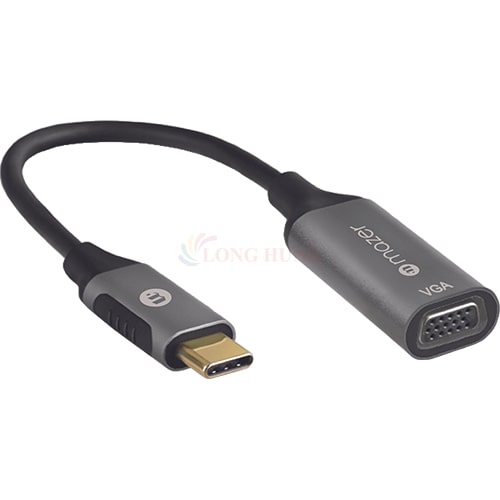 Cổng chuyển đổi Mazer USB-C to VGA M-USBCAL351-GY - Hàng chính hãng