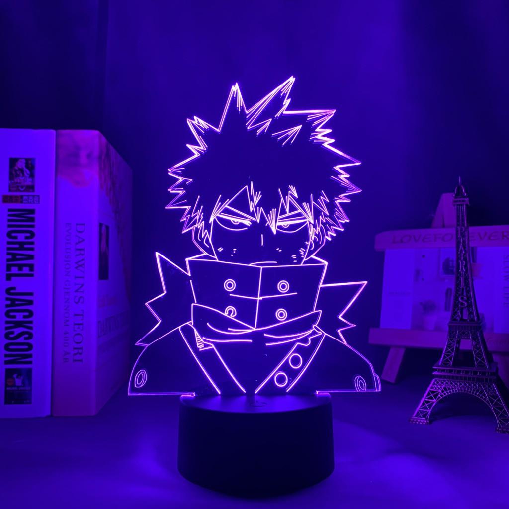 Đèn Ngủ Led Anime Katsuki Bakugo - My Hero Academia - Trang trí phòng ngủ, quà tặng sinh nhật