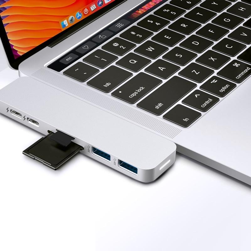 CỔNG CHUYỂN HYPERDRIVE DUO 7-IN-2 USB-C HUB FOR MACBOOK PRO/AIR - HÀNG NHẬP KHẨU