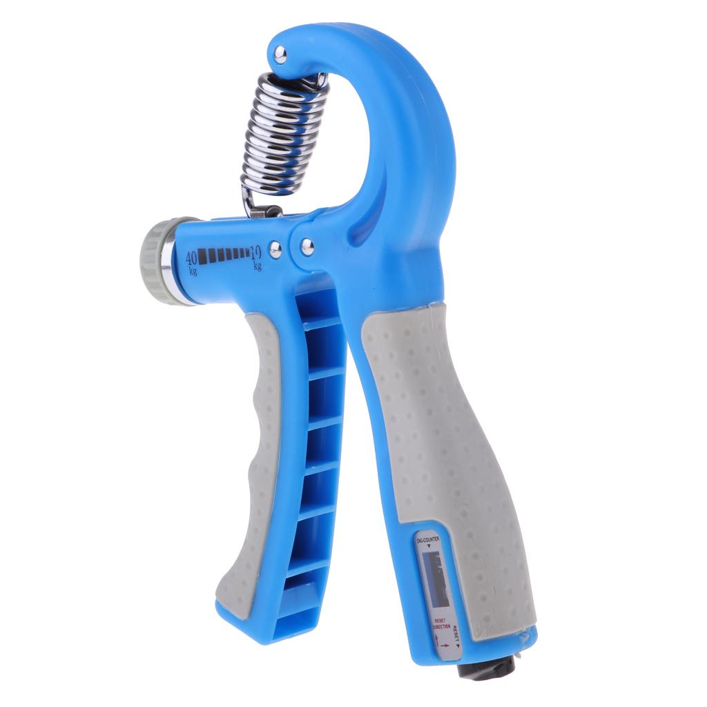 Adjustable Hand Grip Strengthener Exerciser Forearm Gripper    Blue