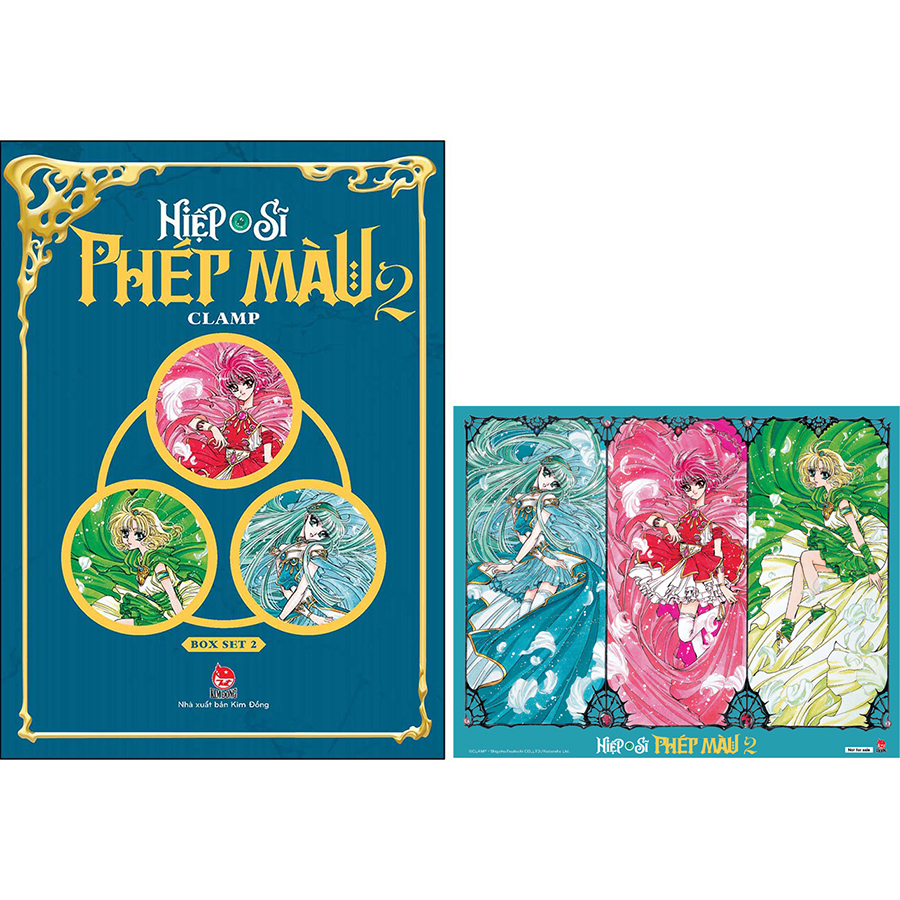 Boxset Hiệp Sĩ Phép Màu - Magic Knight Rayearth - Phần II (3 Tập) [Tặng Kèm 01 Postcard Ivory]