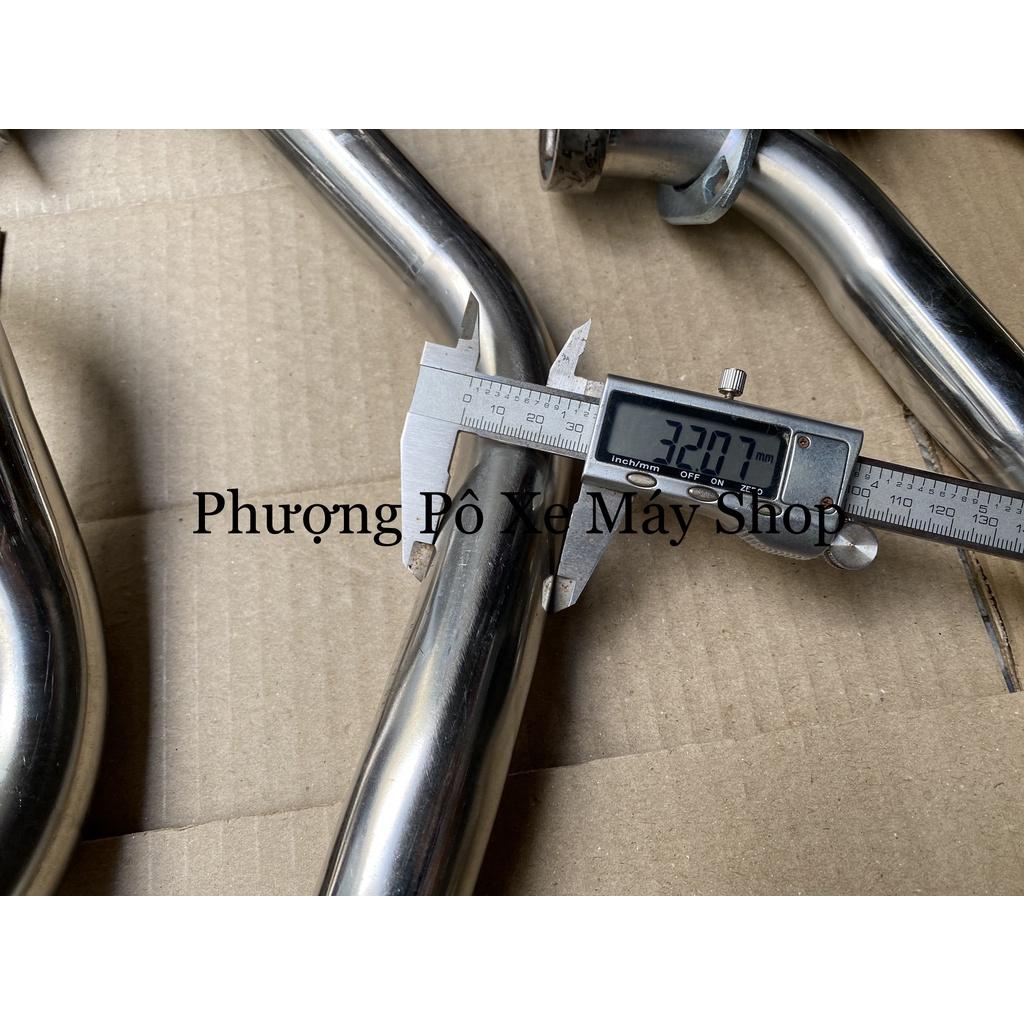 CỔ pô inox 304 gắn pô Din dành cho mọi xe máy - RSX 100