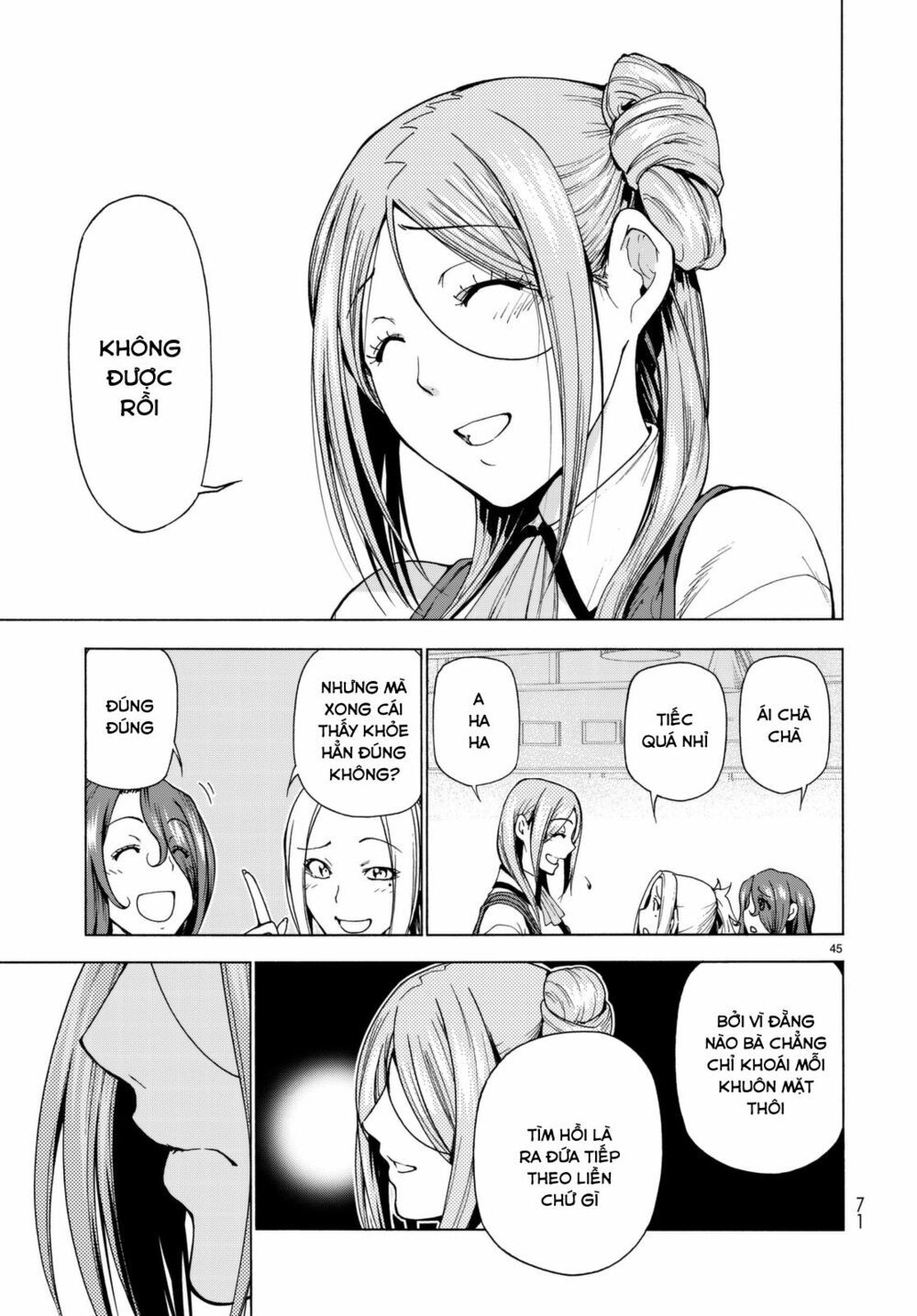 cô gái thích lặn - grand blue chapter 37 45