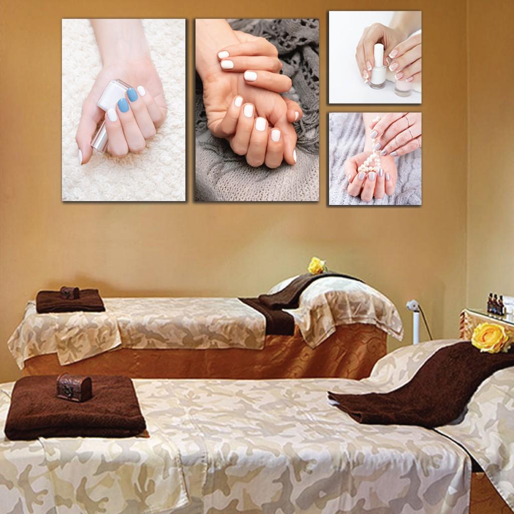 Tranh nail, tranh dán tường trang trí, tranh spa