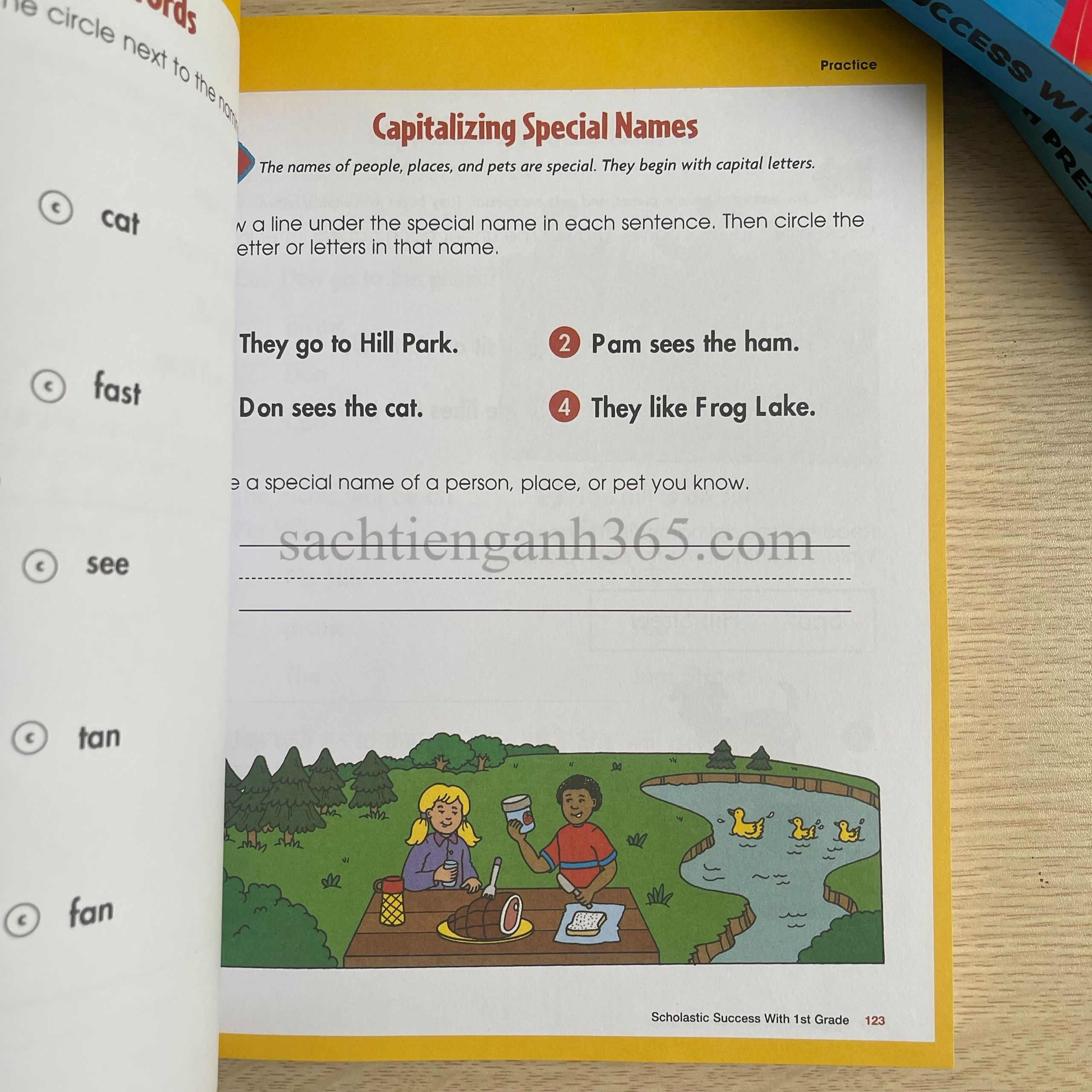 Scholastic Success With (Pre-K, First Grade, Second Grade) Workbook + Motivational Stickers | Bản Nhập Khẩu