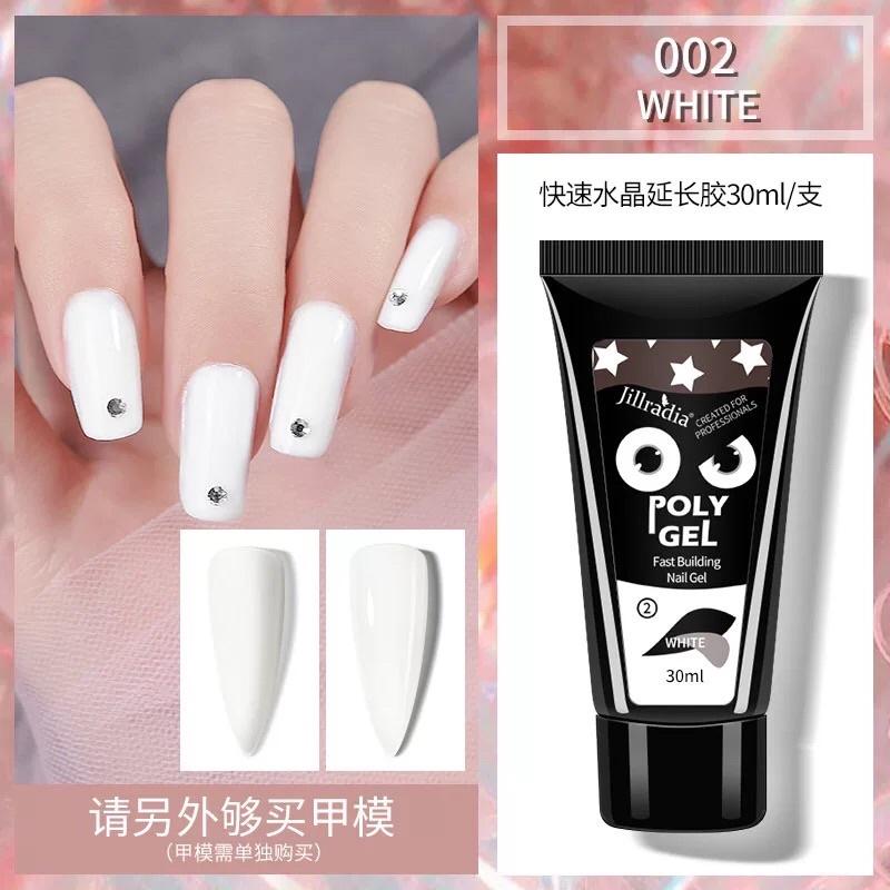 Bộ đắp móng Gel gôm 15 màu Jillradia 15ml/30ml